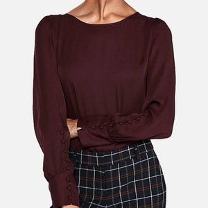 Express Burgundy Blouse M